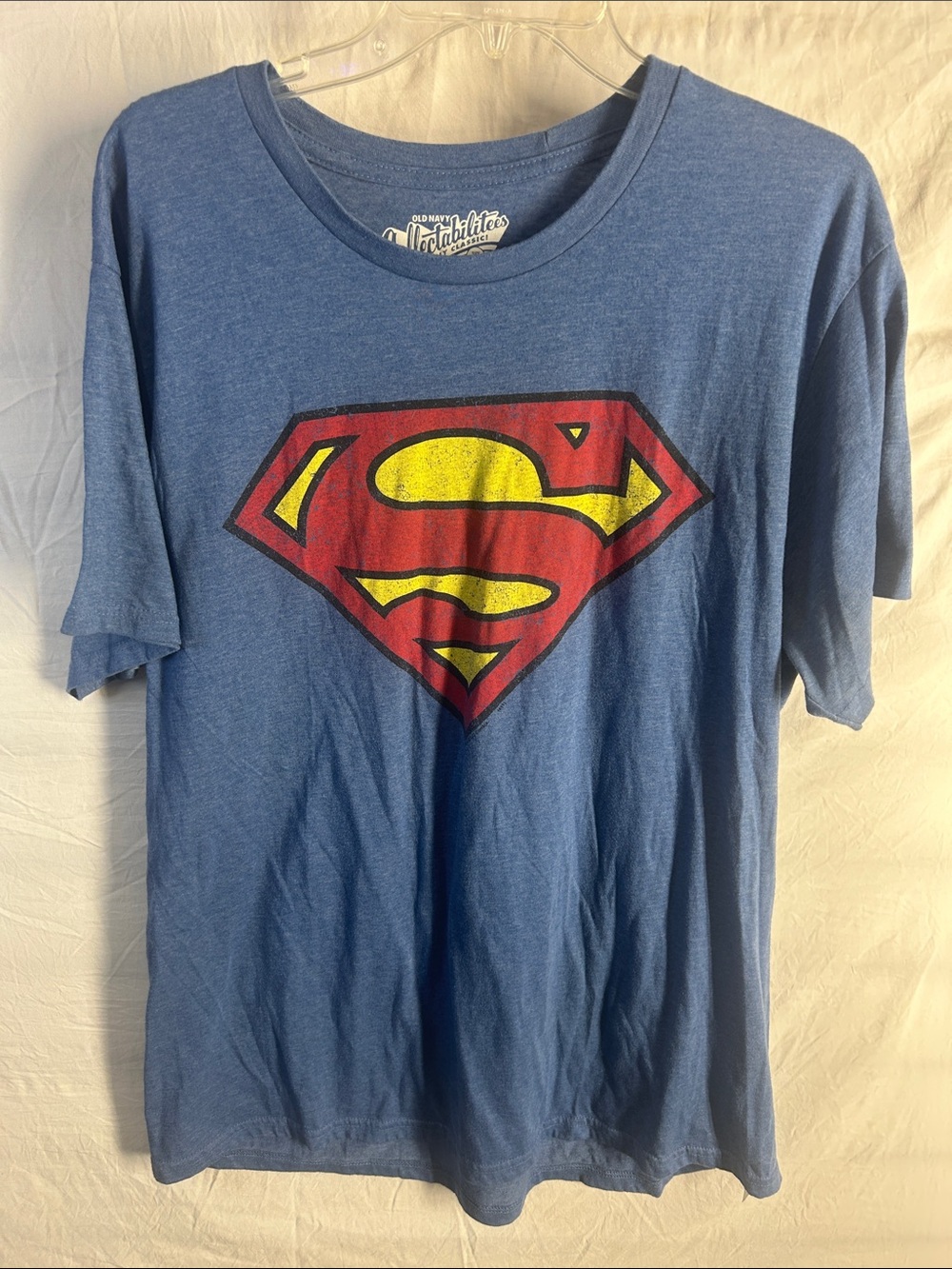 Old Navy Blue Superman Shield Graphic Tee